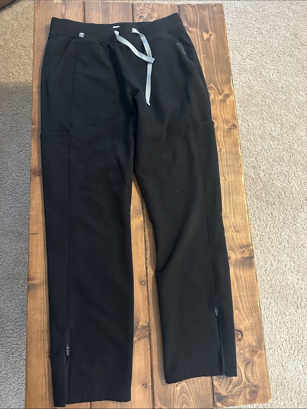 Figs Black Technical Collection Active Pants